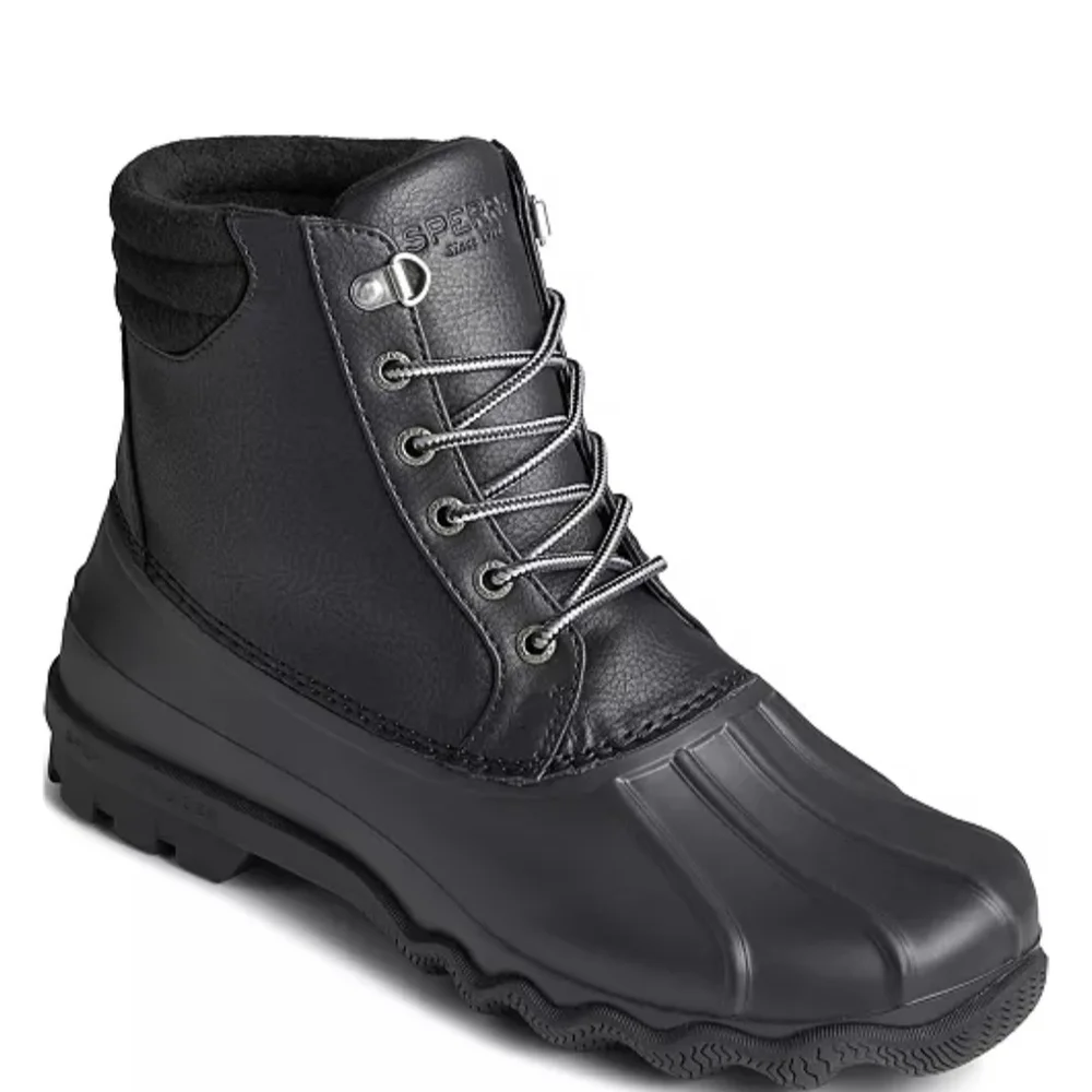 Sperry Avenue Duck Boots Mens Size 9.5 Duck-toe Waterproof Boots New